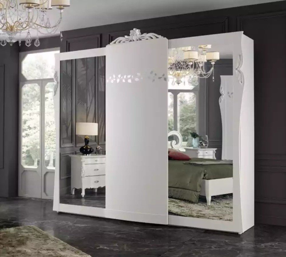 Kleiderschrank Eleganter Holz-Kleiderschrank im italienischen Stil für Ihr Zuhause