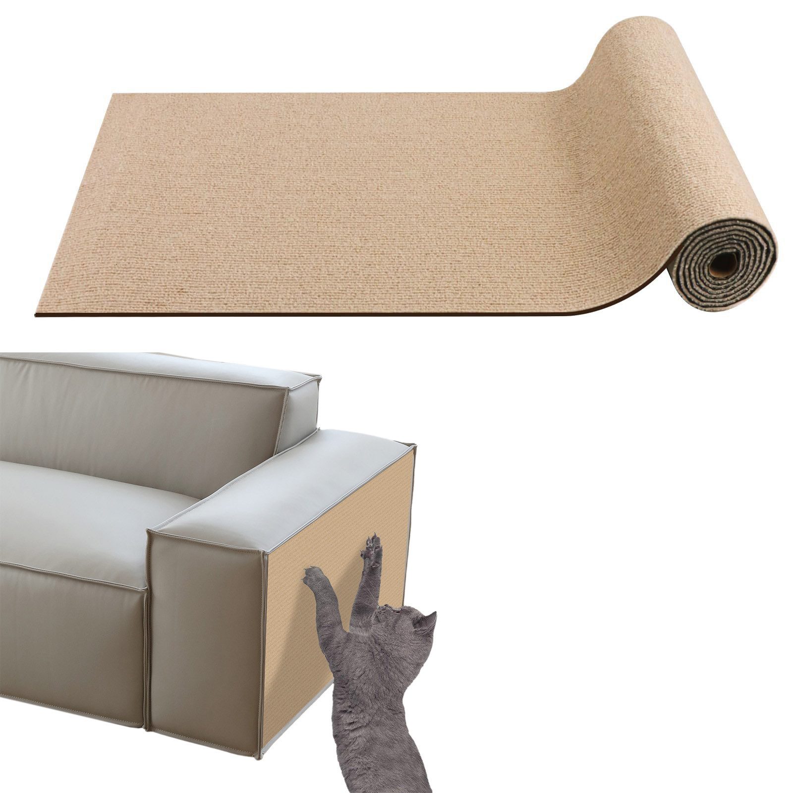 MODFU Kratzmatte Selbstklebende Katzenkratzmatte zuschneidbar, (Kratzfeste günstig online kaufen