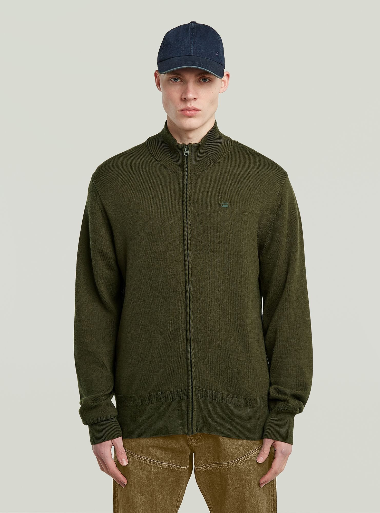G-STAR Cardigan Premium Core Full Zip Knit