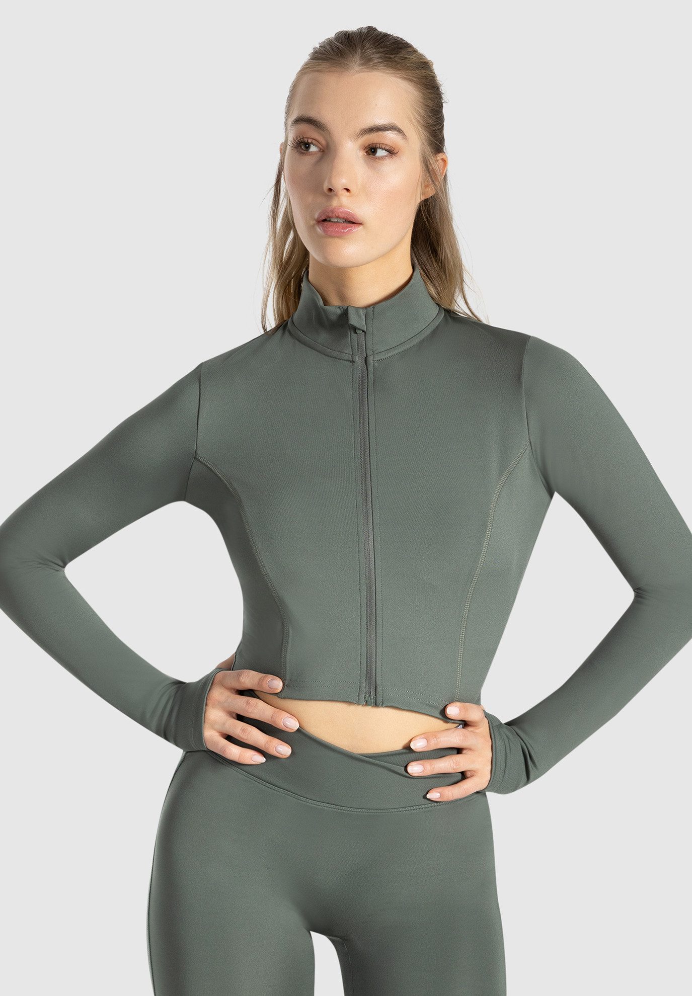 Smilodox Outdoorjacke Nilai, cropped Sportjacke mit Stehkragen, Frontzipper günstig online kaufen