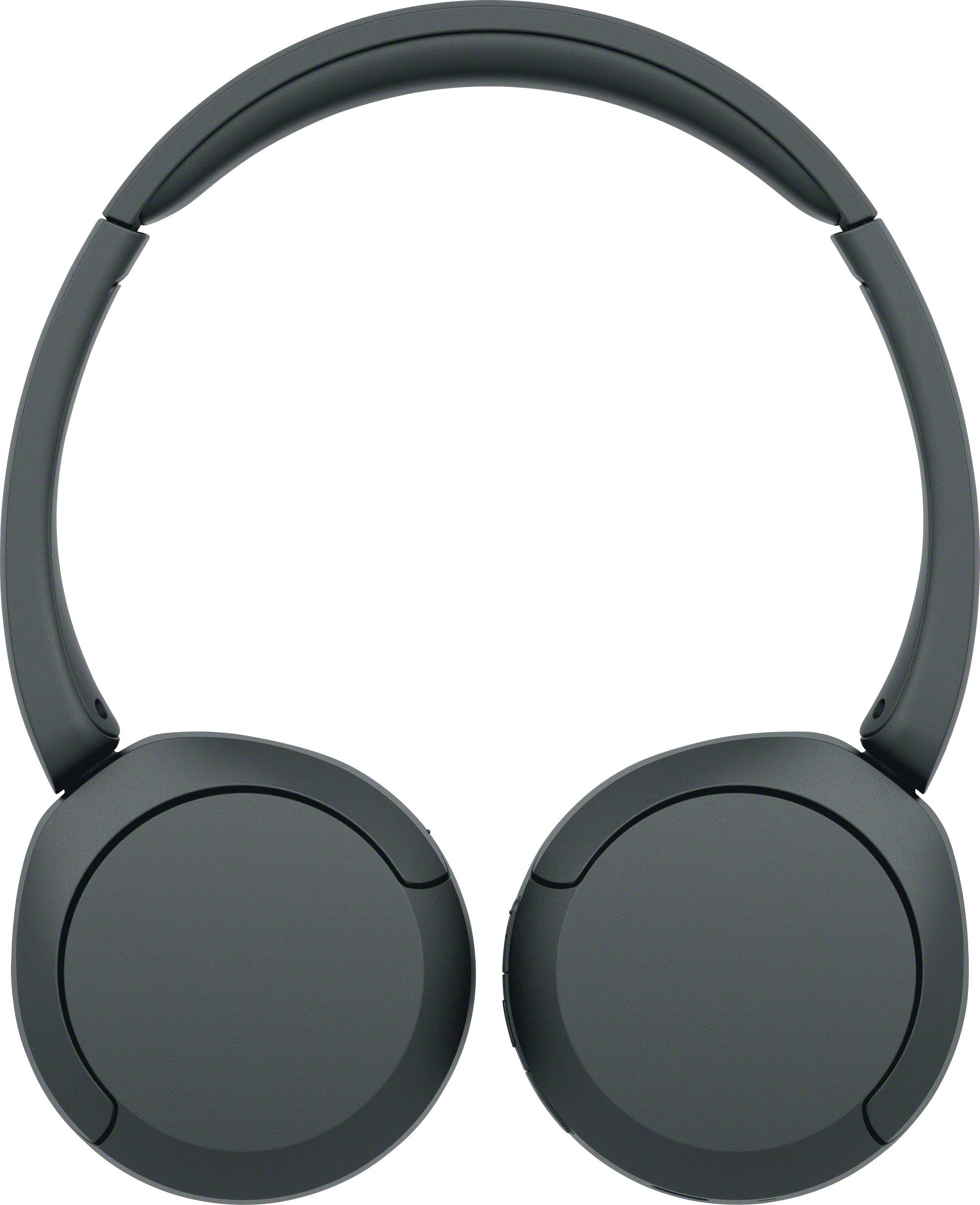 Sony WHCH520 50 Bluetooth, Siri, Google Schwarz On-Ear-Kopfhörer Rauschunterdrückung, Akkulaufzeit) (Freisprechfunktion, Assistant, Std