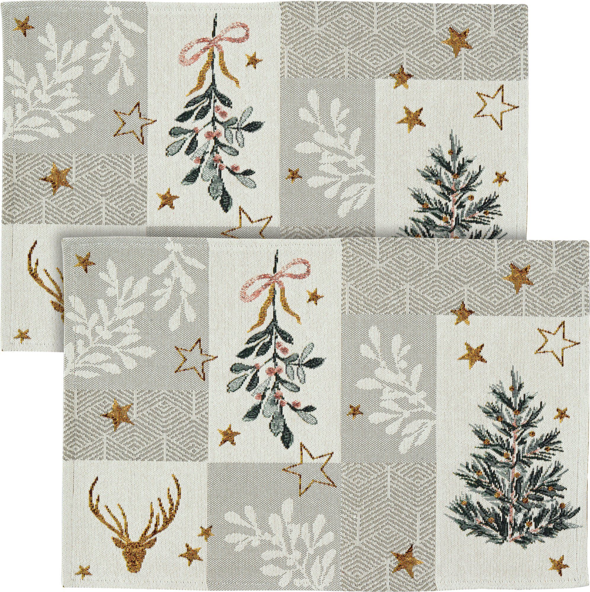 sander table + home Platzset Tischset "Cheryl" 2er-Pack, Gobelin Motiv günstig online kaufen