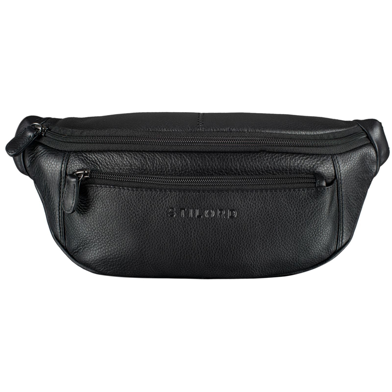 STILORD Bauchtasche "Bryce" Bauchtasche Leder Gürteltasche Vintage
