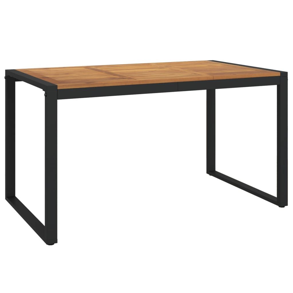Vidaxl Gartentisch Mit Beinen In U-form 140×80×75 Cm Massivholz Akazie günstig online kaufen
