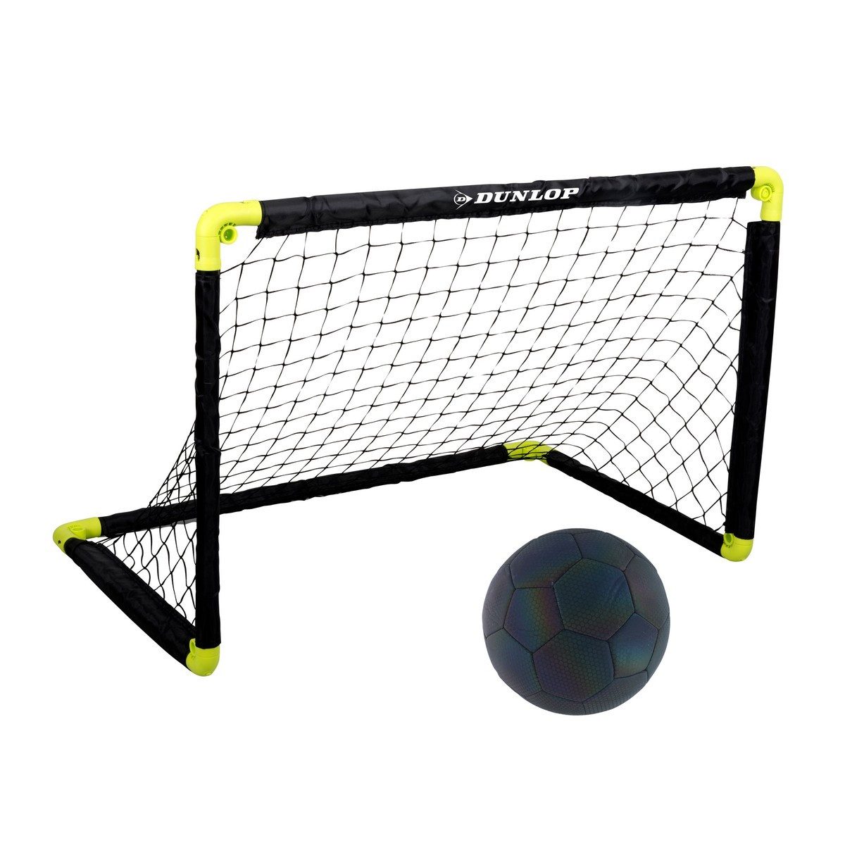 Dunlop Fußballtor Dunlop Fußballtor und Leuchtender Ball Set - 90 x 59 x 61 cm