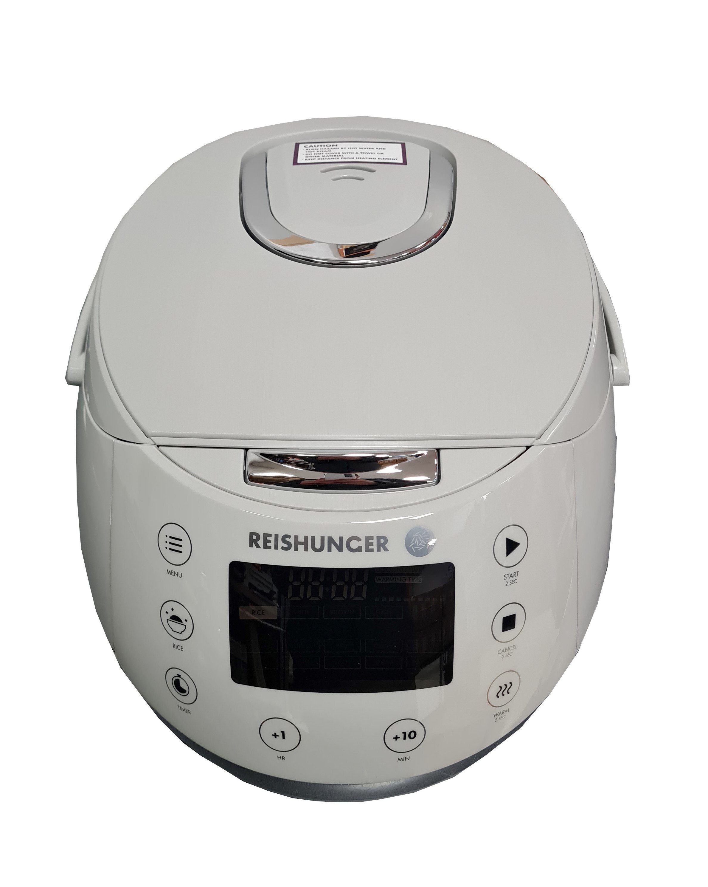 Reishunger Dampfgarer 538-DRK Digitaler Reiskocher, 850 W