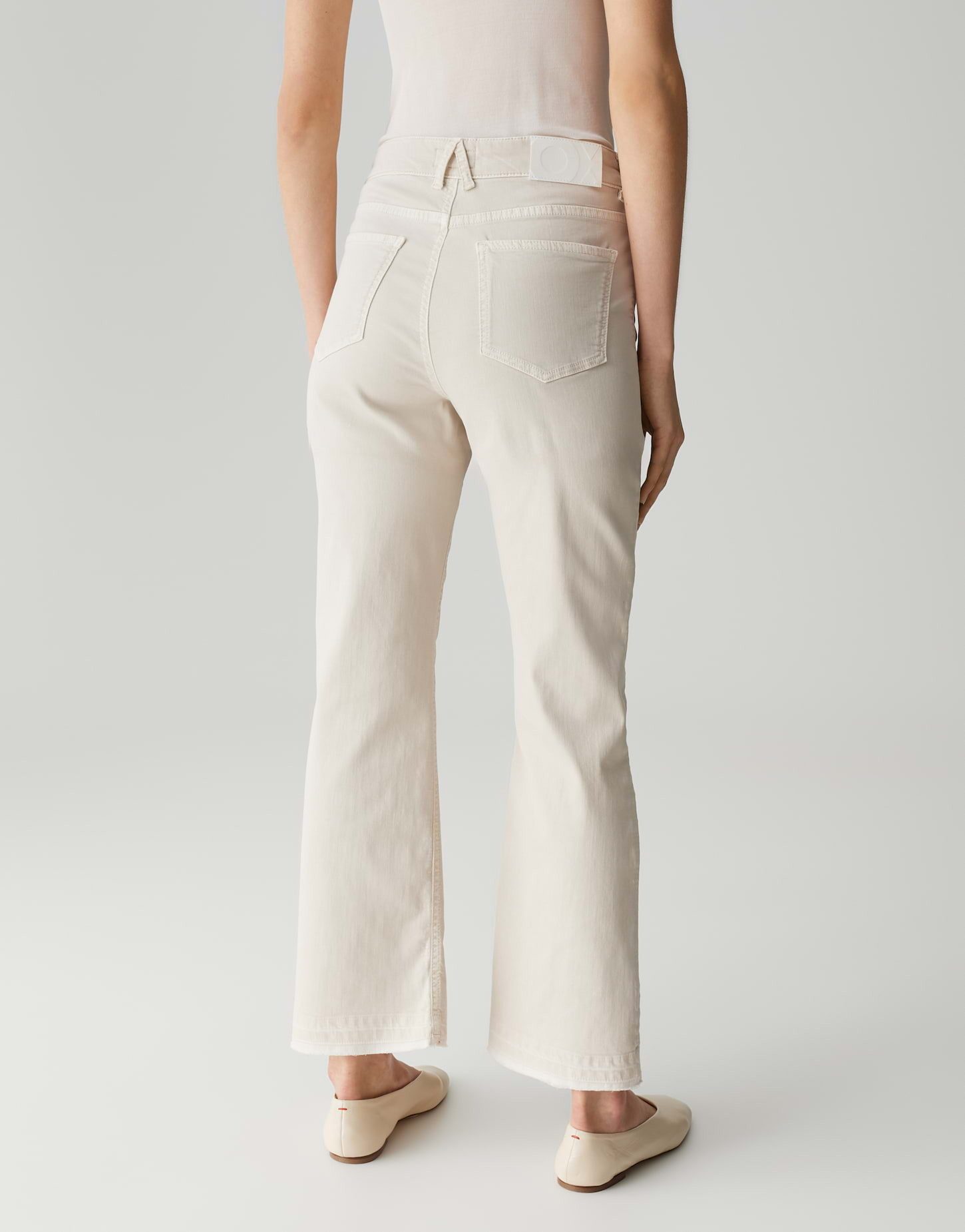 OPUS PANTS Bootcut-Jeans MELLY BRIGHT Mid Rise aus stretchigem Tencel Mix