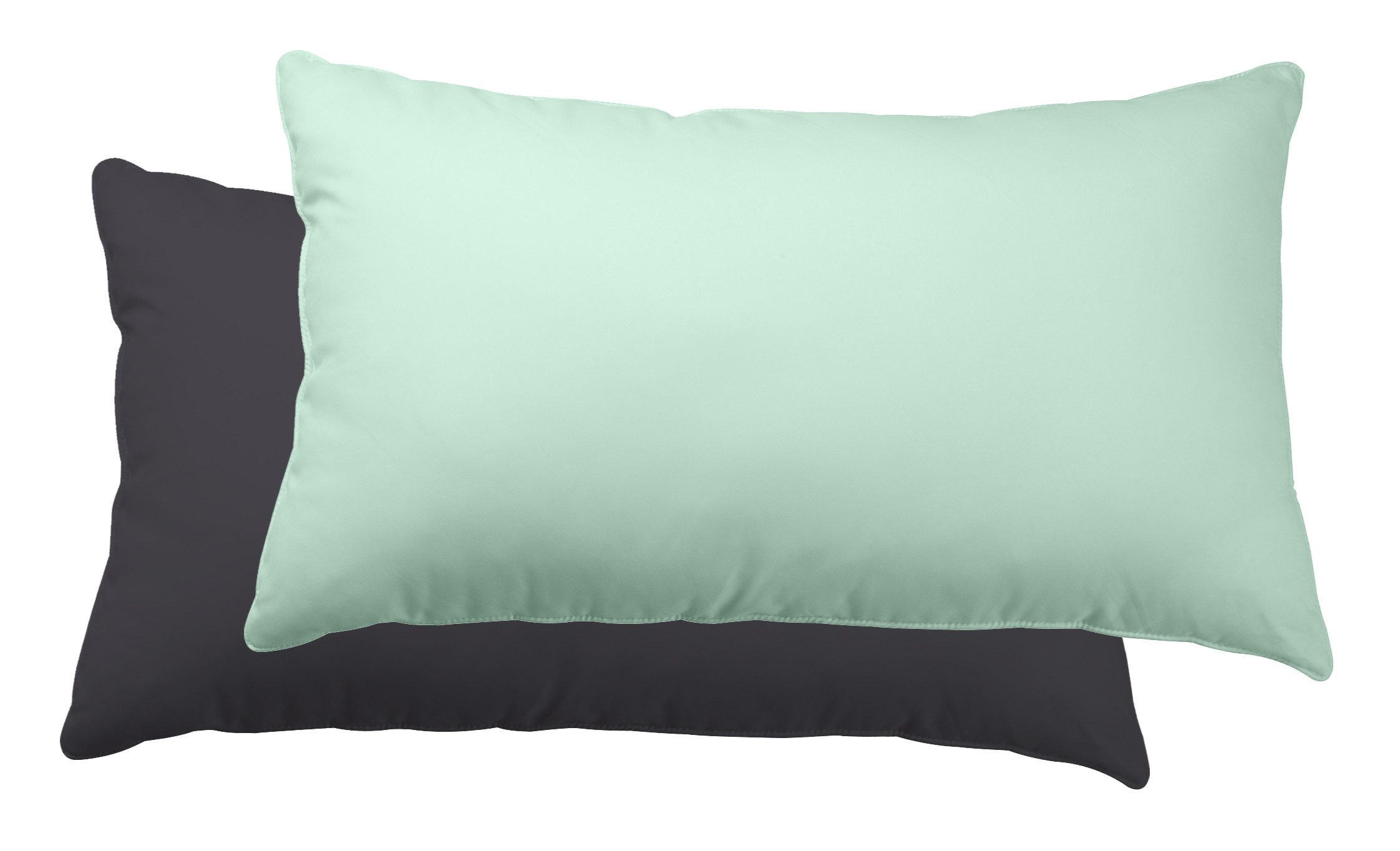 One Home Kissenbezug Doubleface, (2 Stück), Uni Wende mit Reißverschluss günstig online kaufen