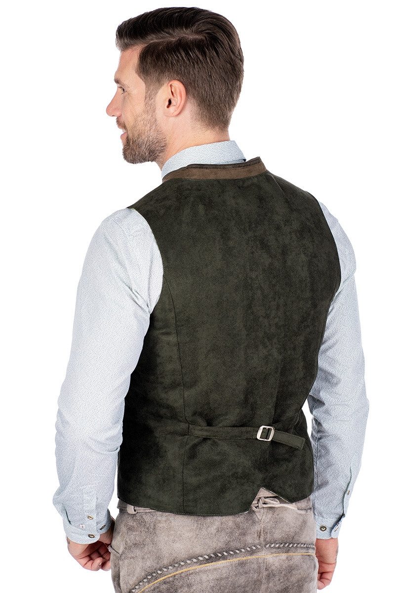 Orbis Textil GmbH & Co. KG Trachtenweste Trachtenweste - HORATIO - dunkelgrün