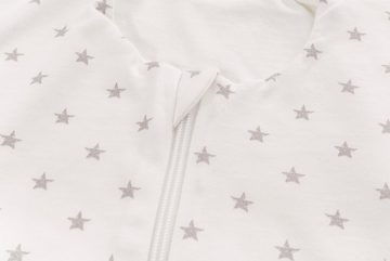 Träumeland Babyschlafsack Sommerschlafsack LIEBMICH Baumwolle, Design Sternchen grau (1 tlg)