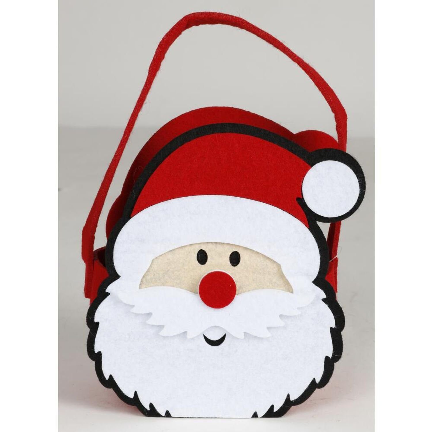 Geschenkpapier 16 Stück Geschenktaschen Präsentbeutel 23x10cm aus Filz Weihnachten