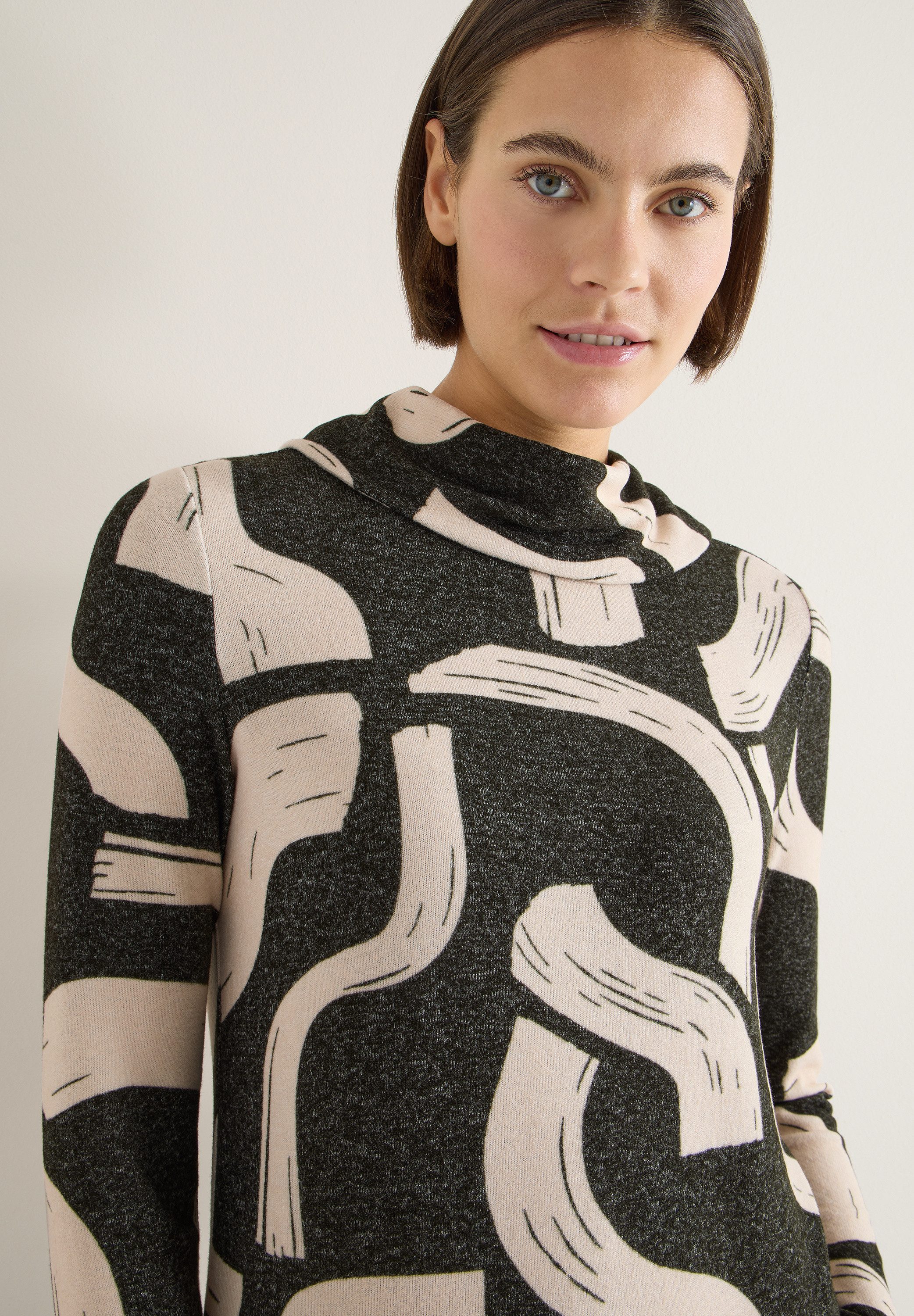 CECIL Sweater mit grafischem Muster