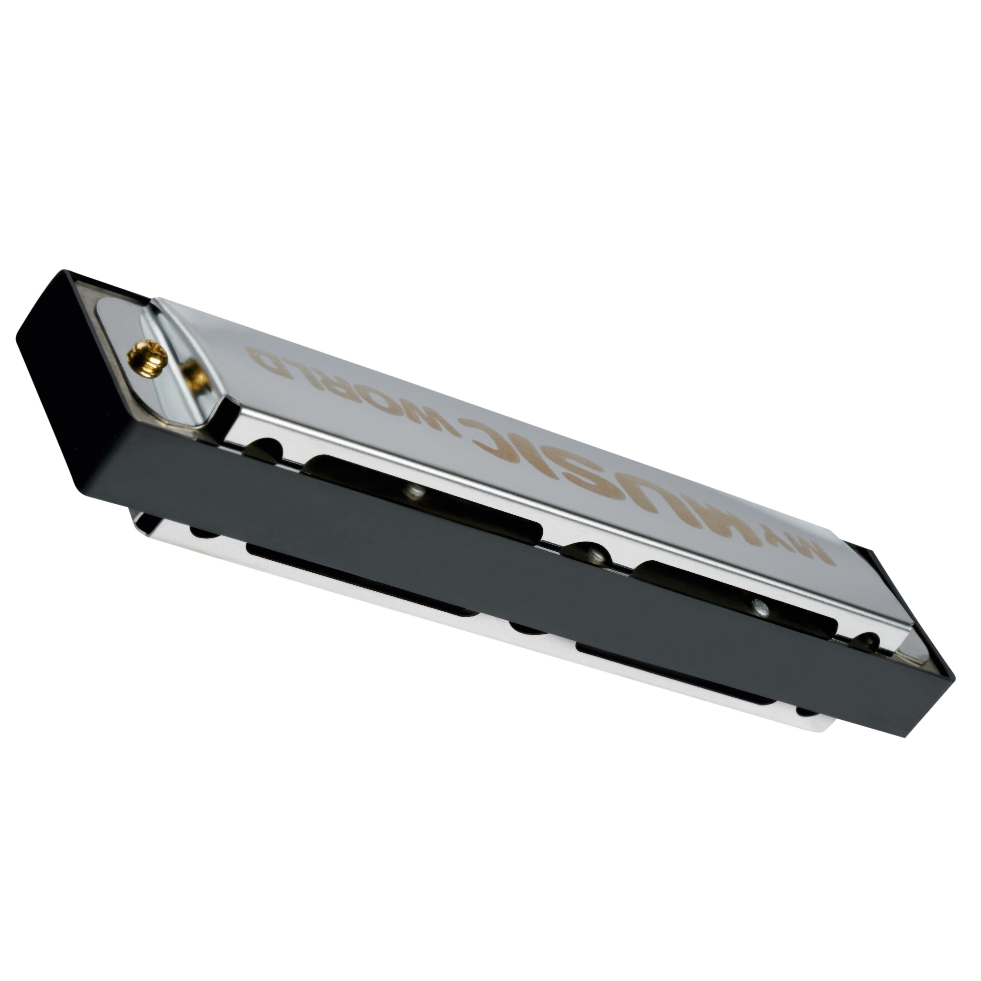 Spielzeug-Musikinstrument Instrument Mundharmonika aus Metall 16-Stimmig 13cm