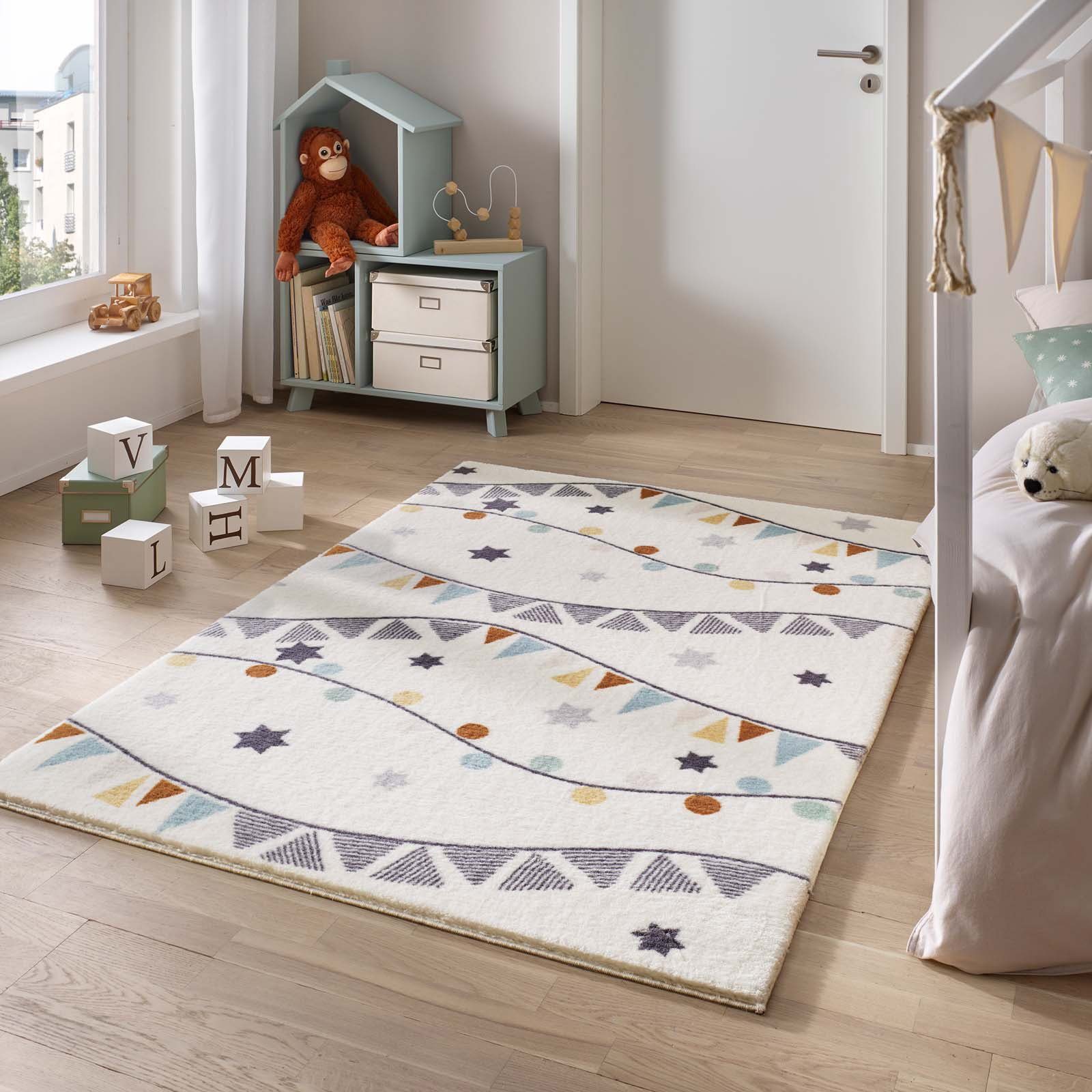 TaraCarpet Kinderteppich Kinderzimmerteppich Soft Kids kuschelig günstig online kaufen
