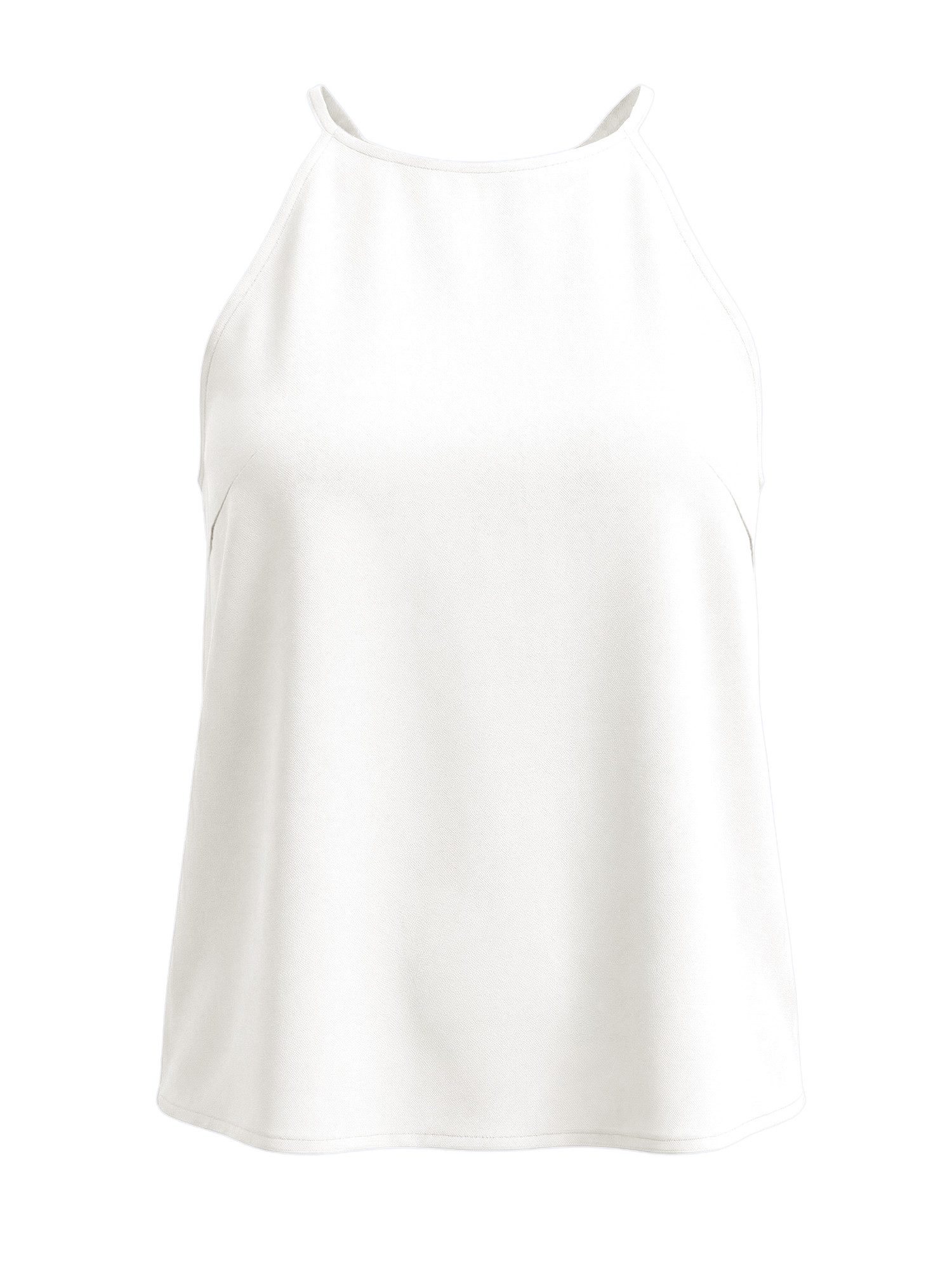 Imily Bela Trägertop Damen Lockeres Tanktop mit Rückenschlitz & Knöpfen (Packung, 1-tlg., 1per-Pack) Hoher Rundhals – Bild 5 von 5
