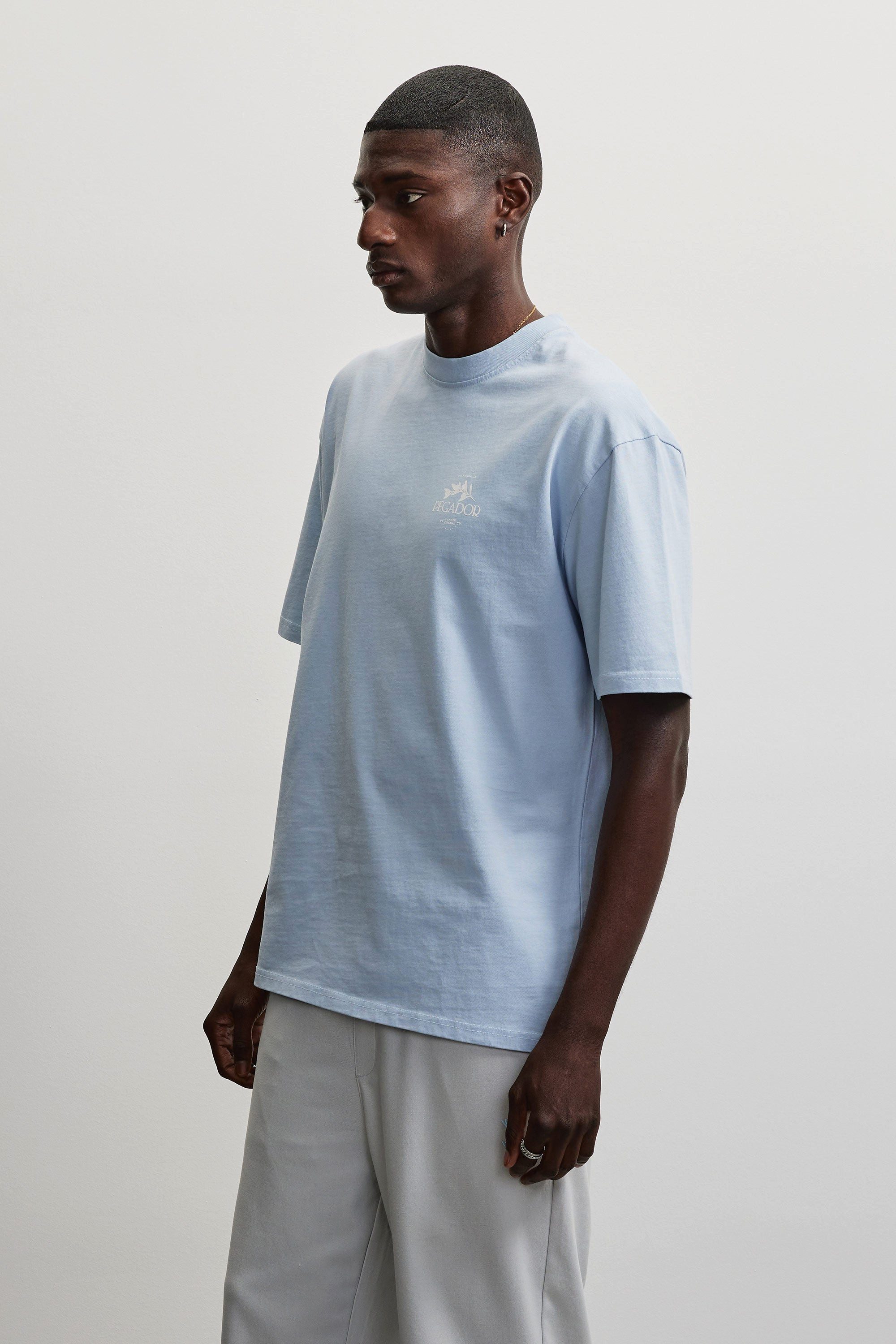 PEGADOR Rundhalsshirt TRAVNIK OVERSIZED TEE