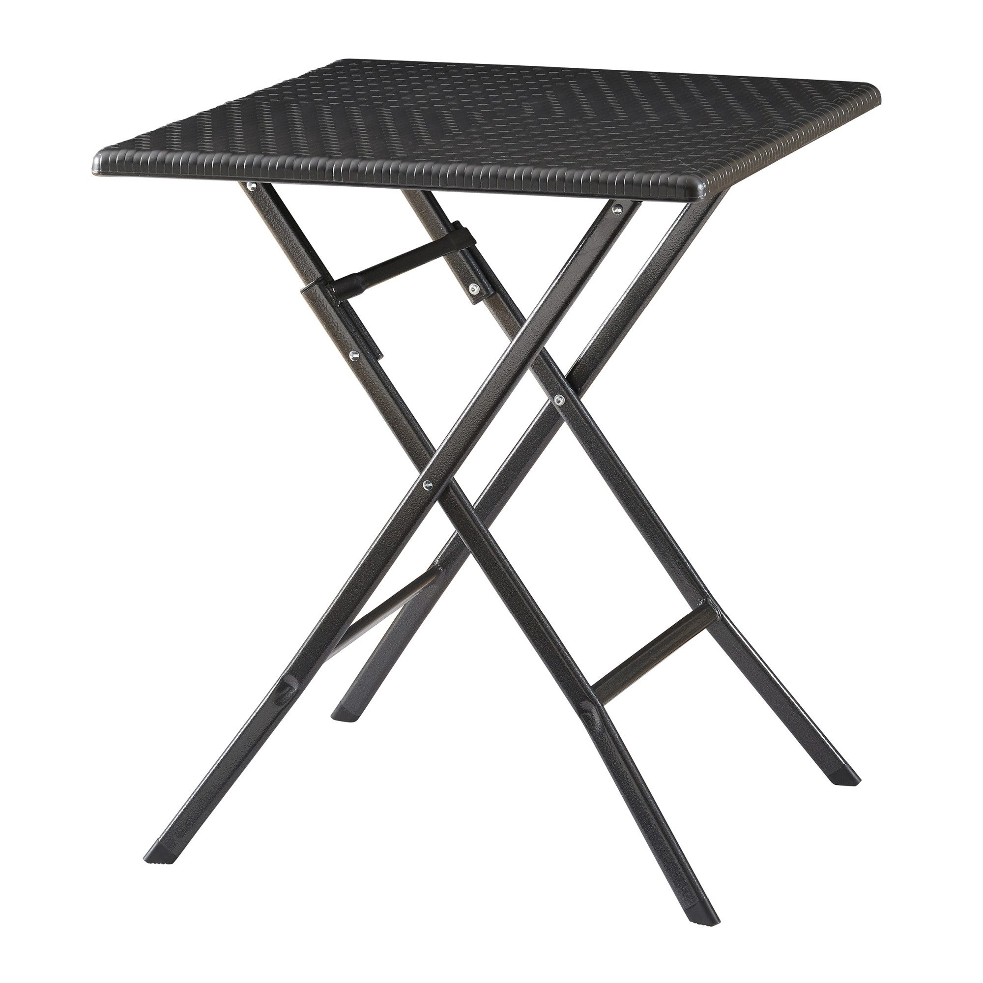 en.casa Campingtisch, »Mark« Klapptisch quadratisch 61,5x61,5x73 cm Rattano günstig online kaufen