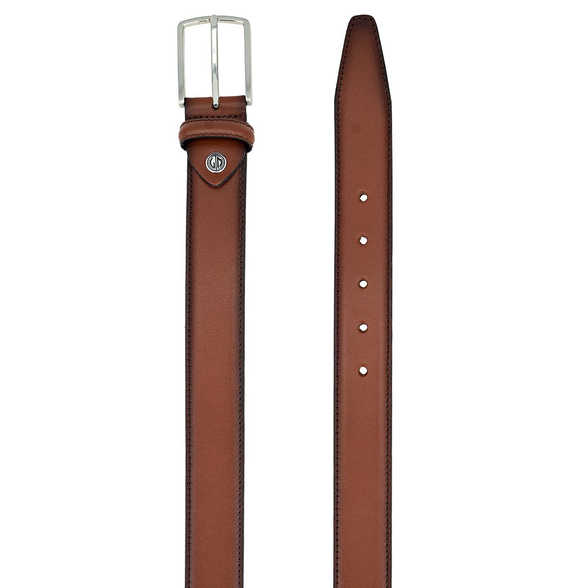 LINDENMANN Ledergürtel - Männer Gürtel 35cm - Businessmode - Casual Gürtel