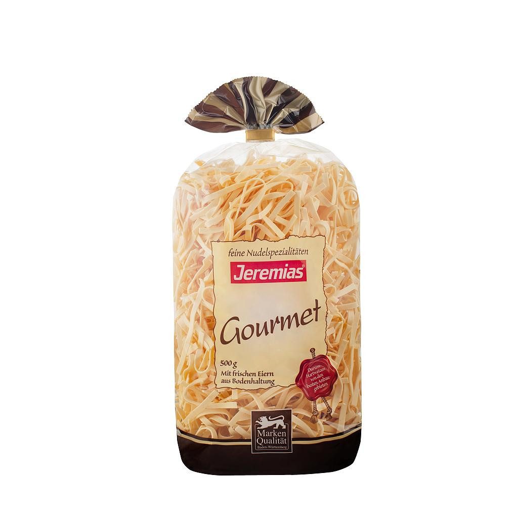 Jeremias Nudeln, Jeremias Gourmet Bandnudeln 4 mm gewalzt mit Frischei 500g 2er Pack