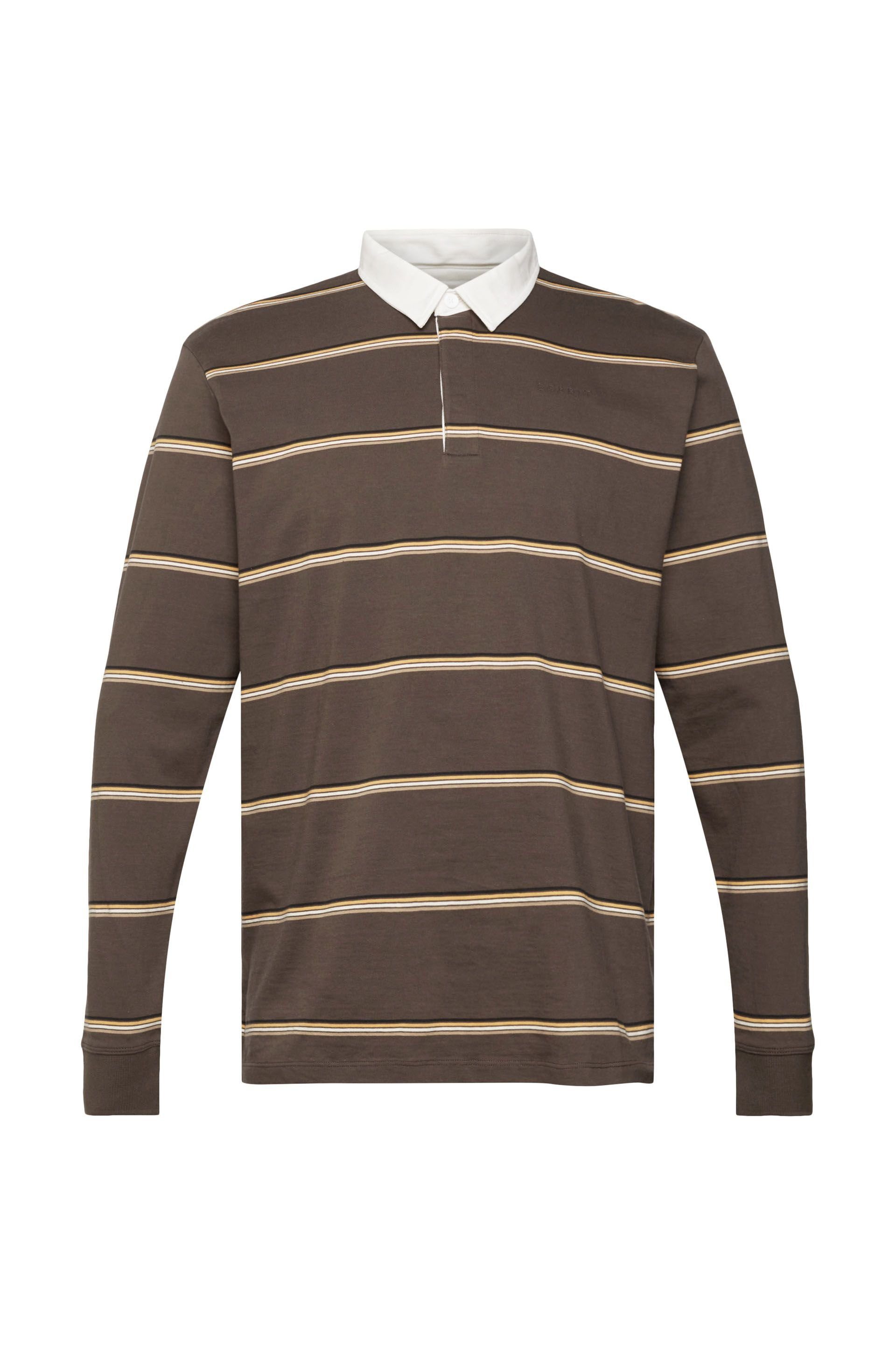 Esprit Longsleeve Gestreiftes Polo-Longsleeve