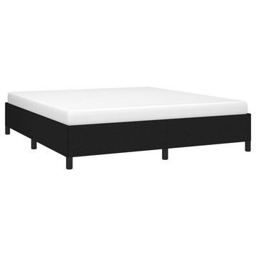 furnicato Bett Bettgestell Schwarz 180×200 cm Stoff