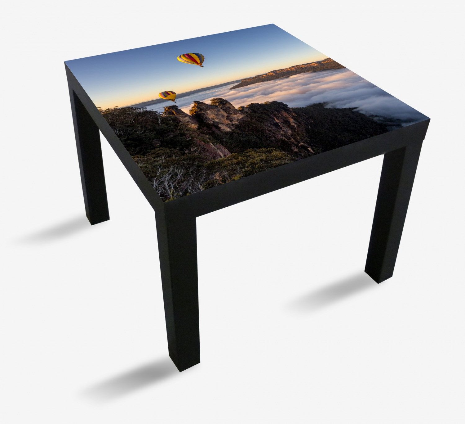 Wallario Möbelfolie Ballons über Nebelmeer