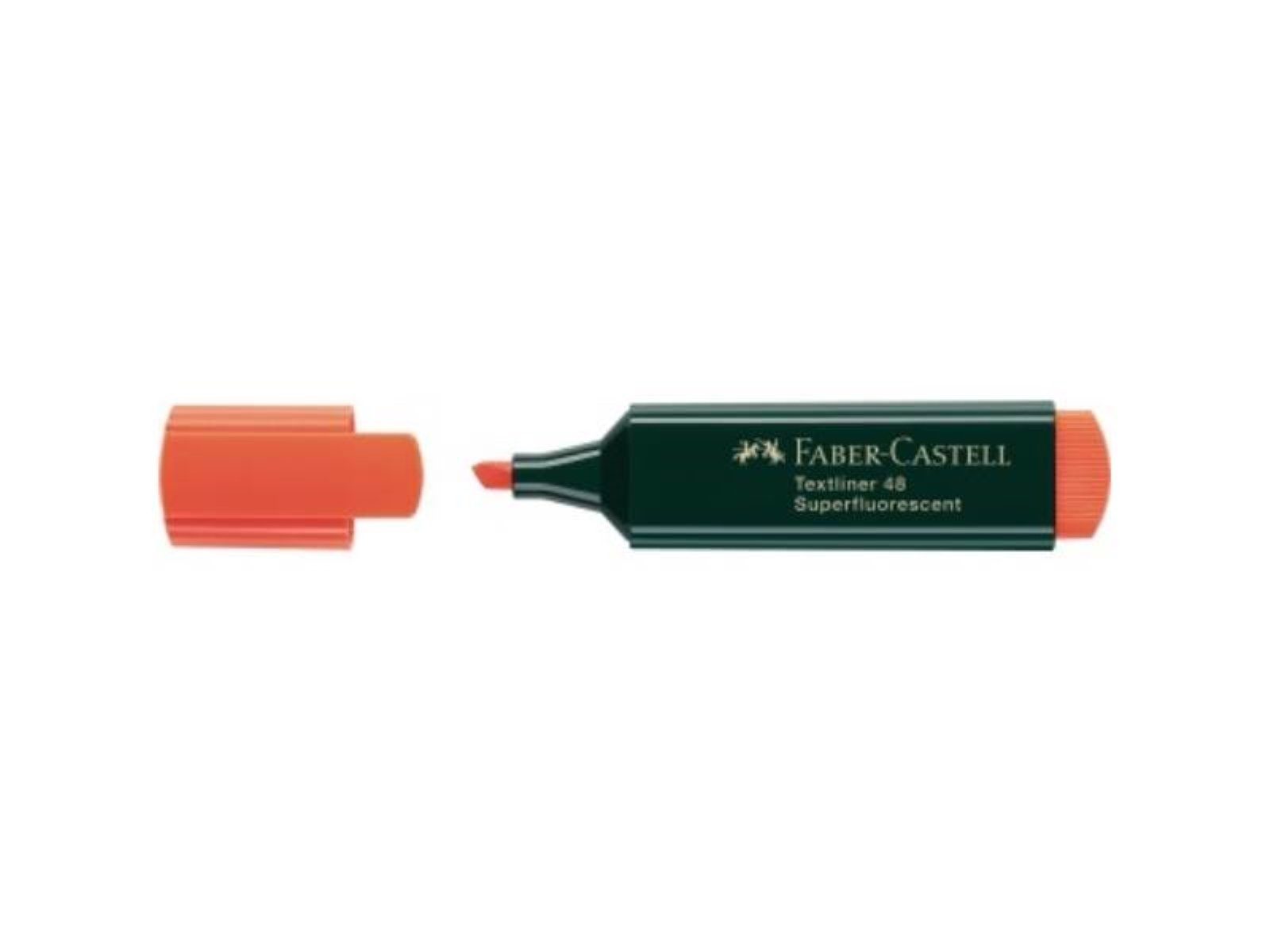 Faber-Castell Marker Faber-Castell Textmarker TEXTLINER 48 154815 orange Ideal für alle g