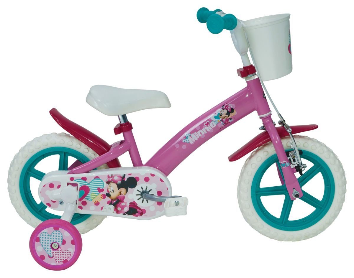 Zoll Kinderfahrrad 1 Bike Gang, Huffy Mouse Stützräder Korb, Fahrrad 12 Rad Mädchen 22431w, Minnie Kinder Huffy