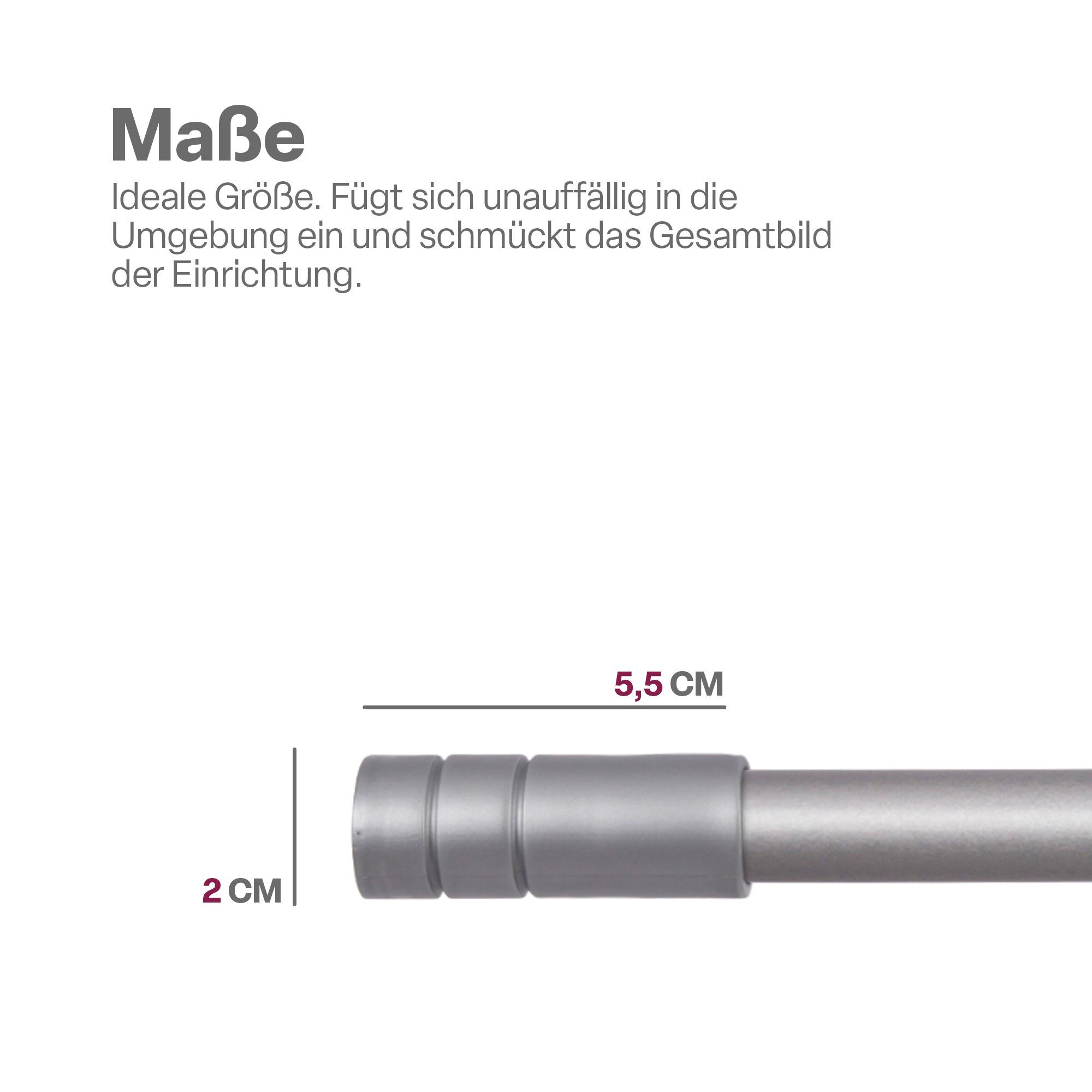 Bestlivings Gardinenstangen-Endstück aus robustem und hochwertigem Kunststo günstig online kaufen