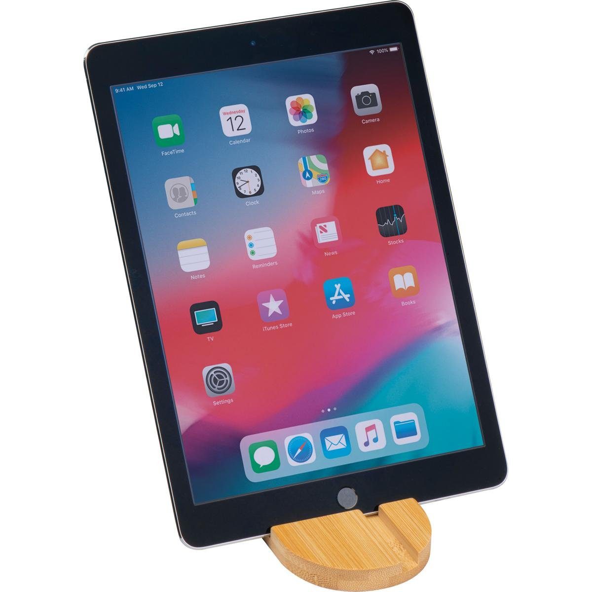 Macma Smartphone-Halterung Tablet- und Smartphonehalter aus Bambus