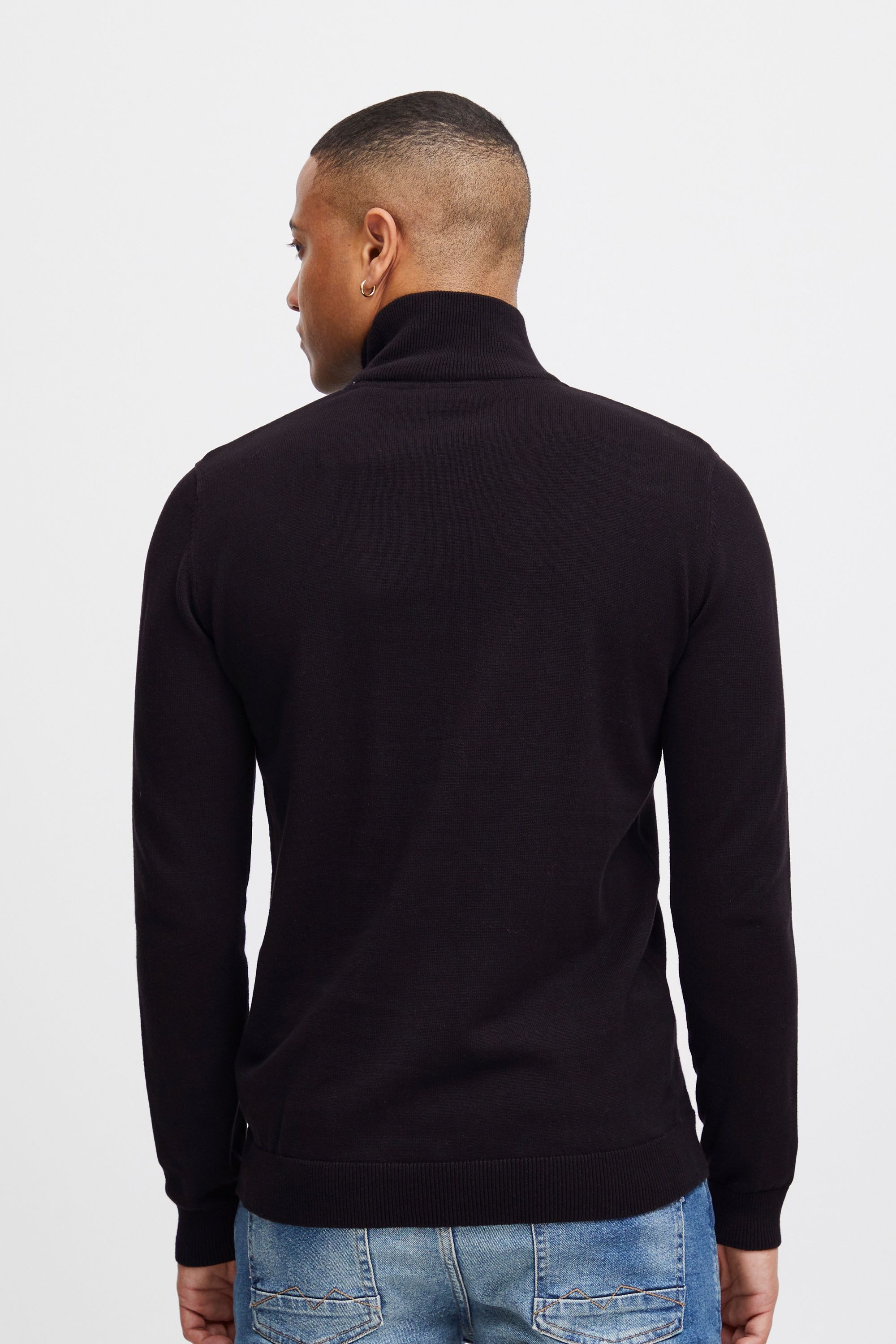!Solid Rollkragenpullover SDAgrio Rollkragenpulli mit abgesetztem Strickmuster