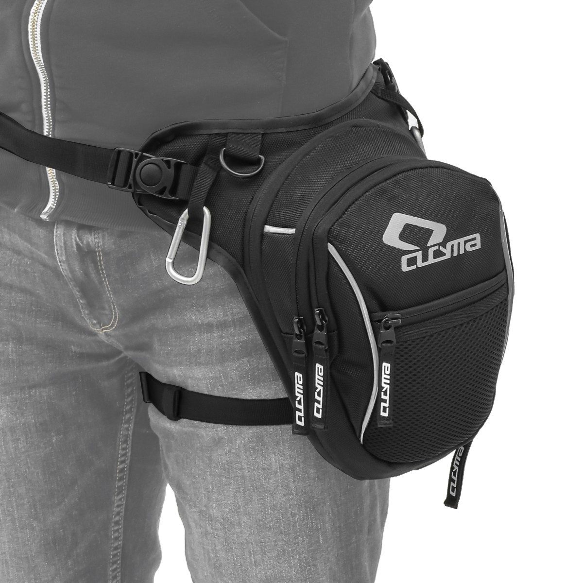 Beintasche Motorrad Beintasche # LB5 erweiterbar 2,8-4,6 Liter Leg Bag