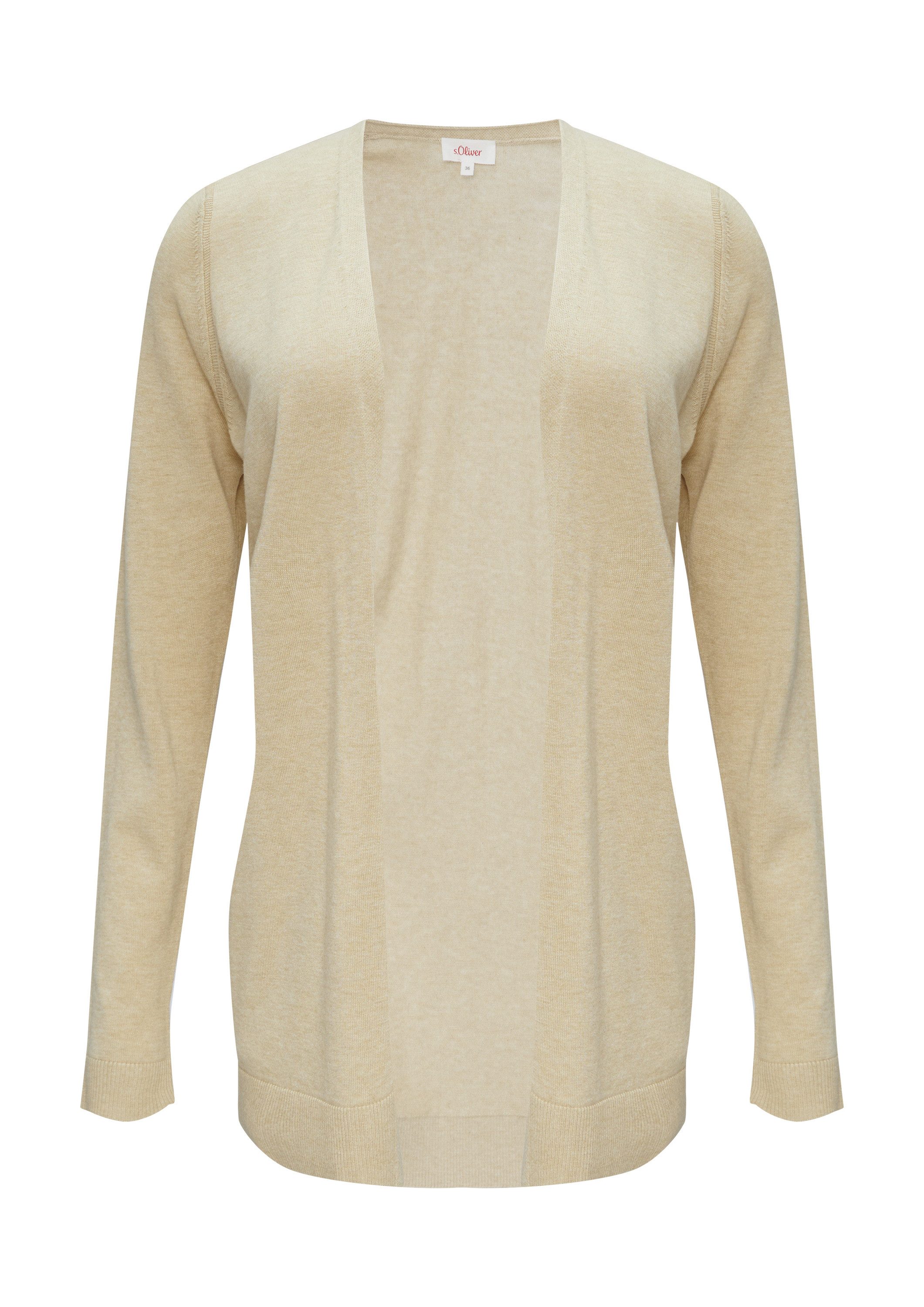 s.Oliver Cardigan Strickjacke Cardigan aus Viskose-Baumwollmix günstig online kaufen