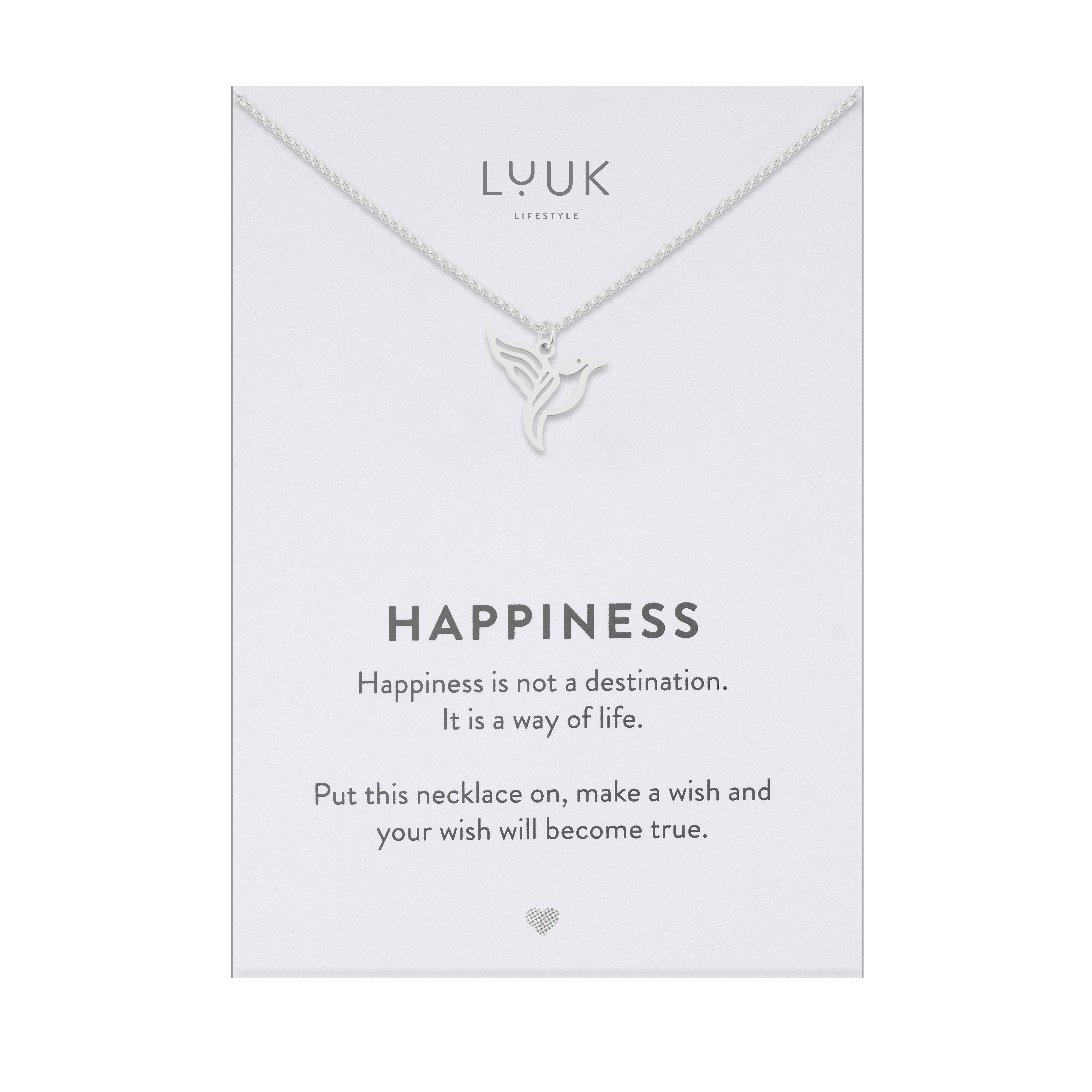 LUUK LIFESTYLE Kette mit Anhänger Kolibri, günstig online kaufen
