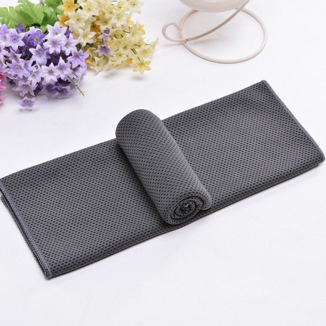 nsihing Sporthandtuch Kühltuch Kühlhandtuch, Sofortige Relief Eiskalt Kühlen Handtuch, (Atmungsaktives Mesh Schweißsaugfähig Cooling Towel Für Sport Fitness Gym – Bild 2 von 5