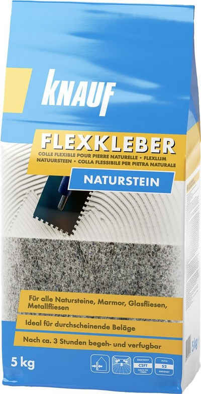 KNAUF Fliesenaufkleber Knauf Flexkleber Naturstein 5 kg