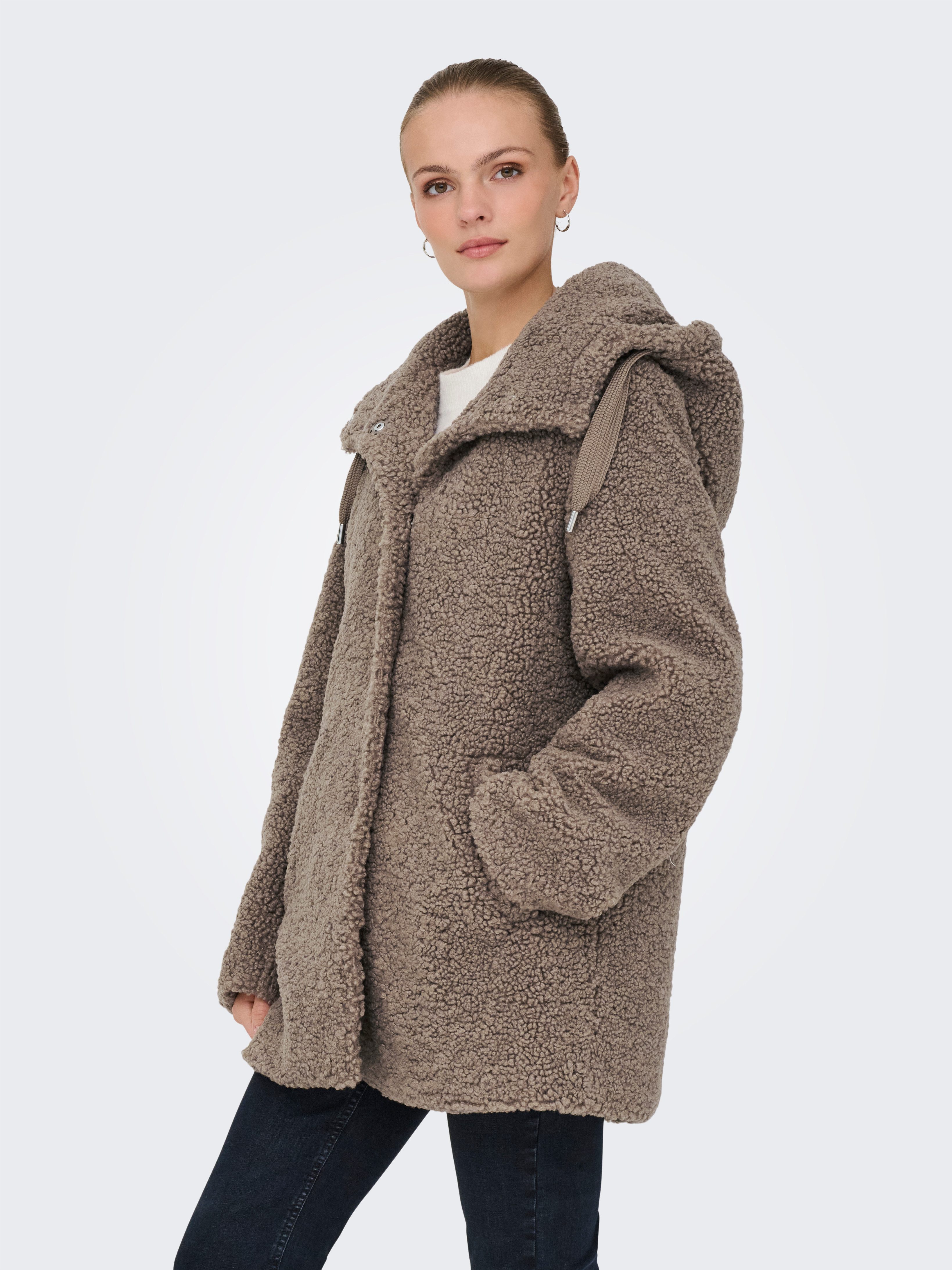 ONLY Kurzmantel ONLMINA CURLY TEDDY COAT OTW günstig online kaufen