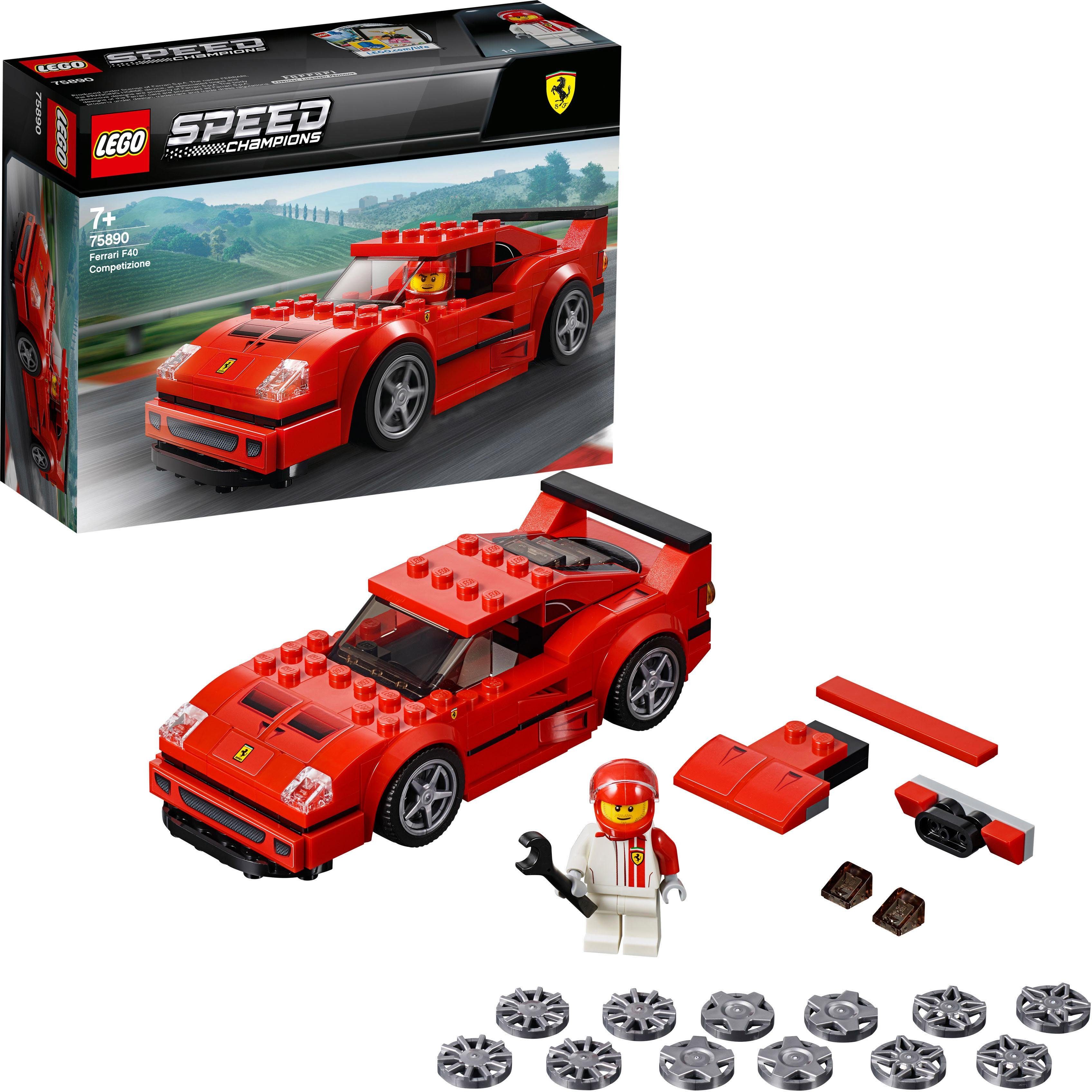 Image of LEGO® Konstruktionsspielsteine »Ferrari F40 Competizione (75890), LEGO® Speed Champions«, Made in Europe