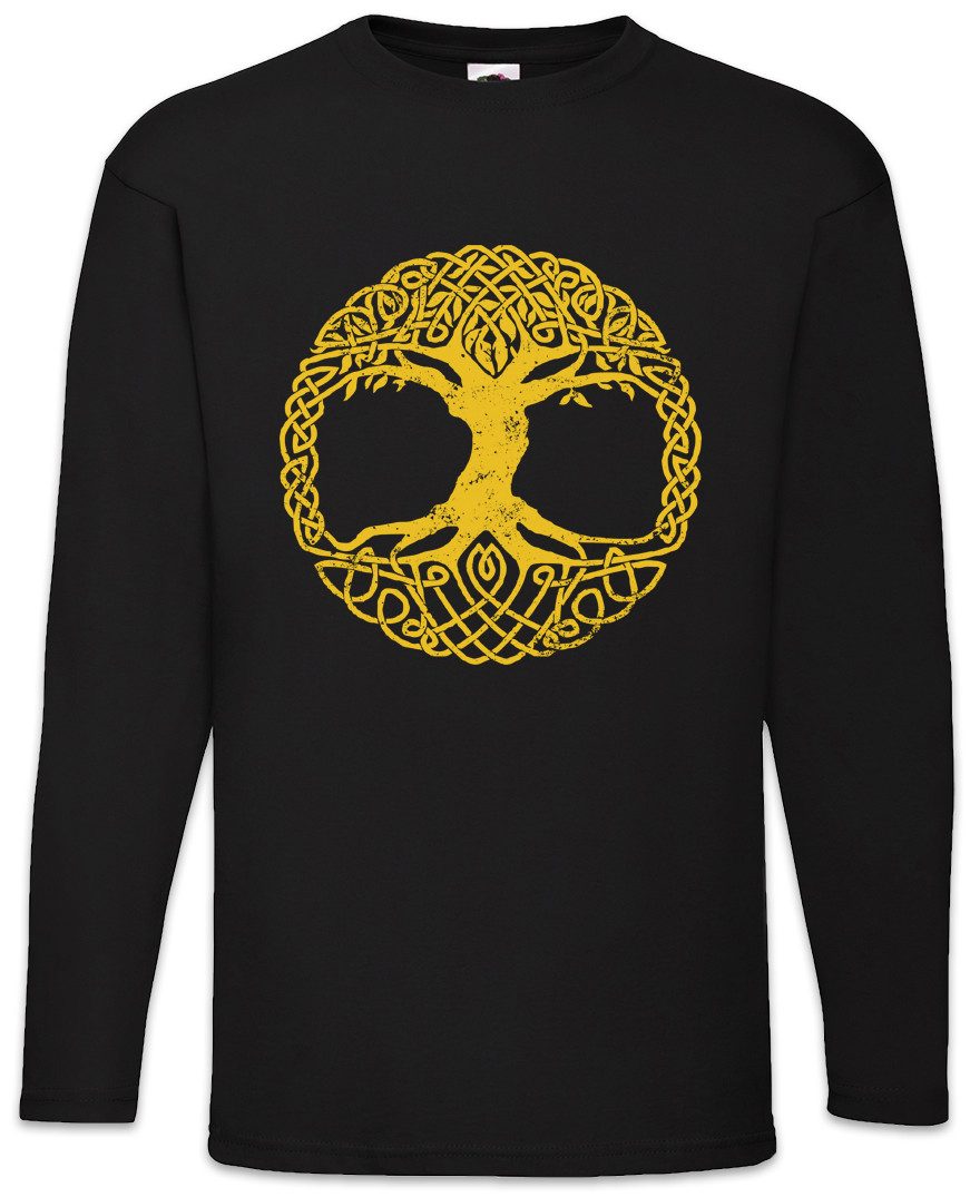 Langarmshirt Yggdrasil Tree Logo V Langarm T-Shirt Asen Odin Loki Of Thor Life