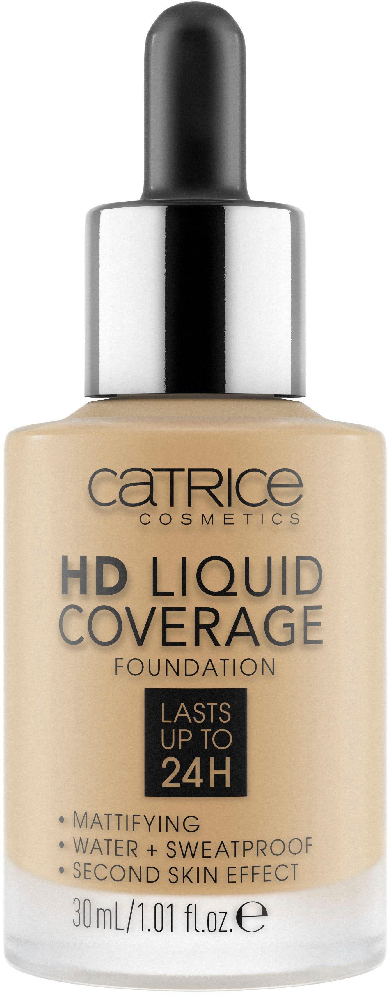 Catrice Foundation HD Liquid Coverage Foundation, mit leichter Textur