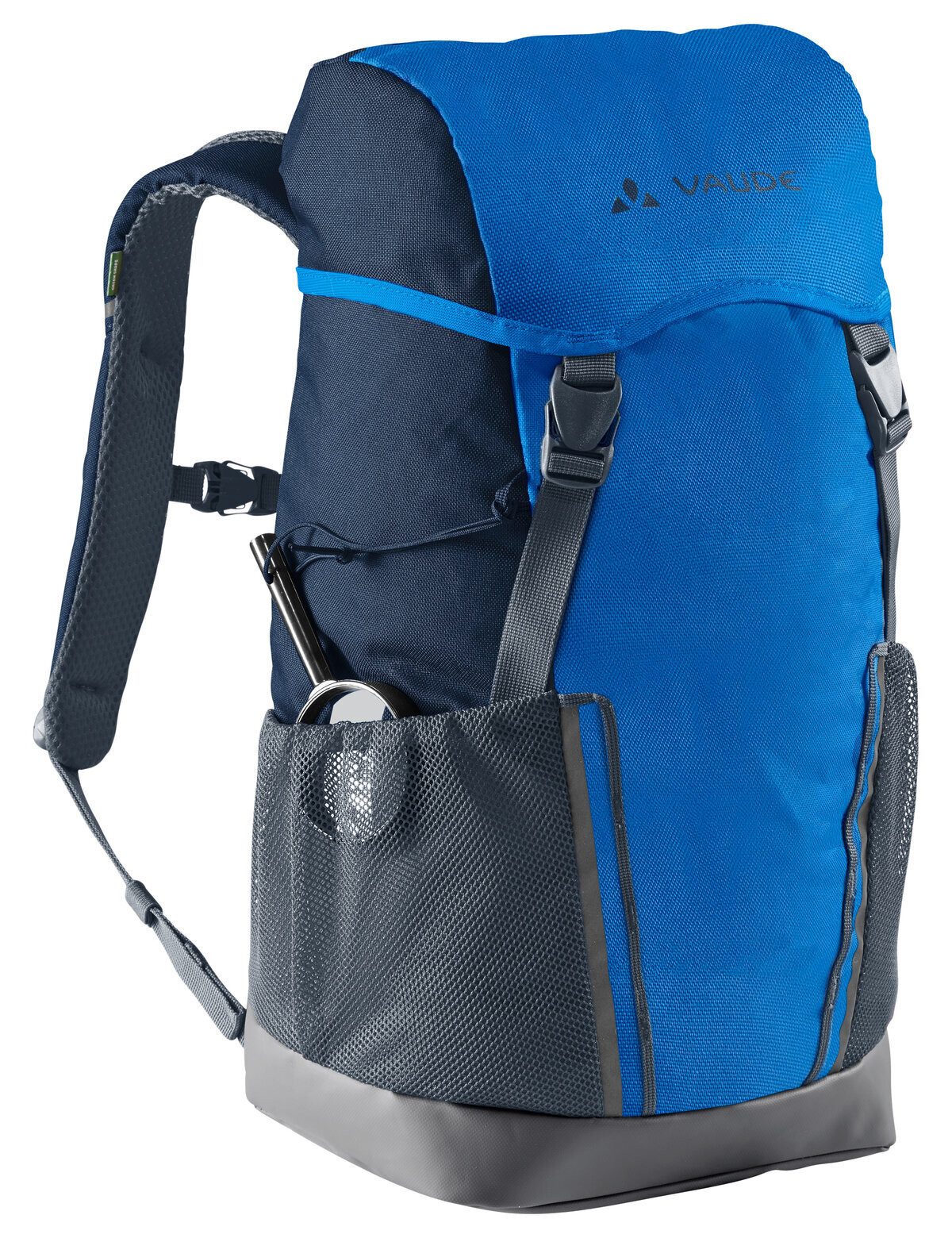 VAUDE Trekkingrucksack Puck 14, Kinderrucksack inklusive Regenhülle und Sitzmatte, 14 Liter