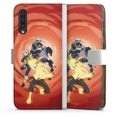 DeinDesign Handyhülle Naruto Shippuden Sasuke Sakura Team 7, Samsung Galaxy A30s Hülle Handy Flip Case Wallet Cover
