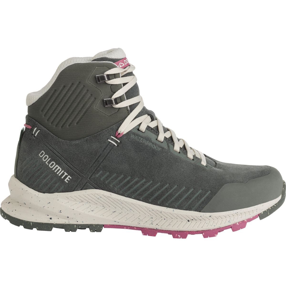 Dolomite Shoe W's Carezza Leather Mid WP Outdoorschuh Vielseitiger, nachhaltiger Damenschuh für Alltag, Reisen und Winter
