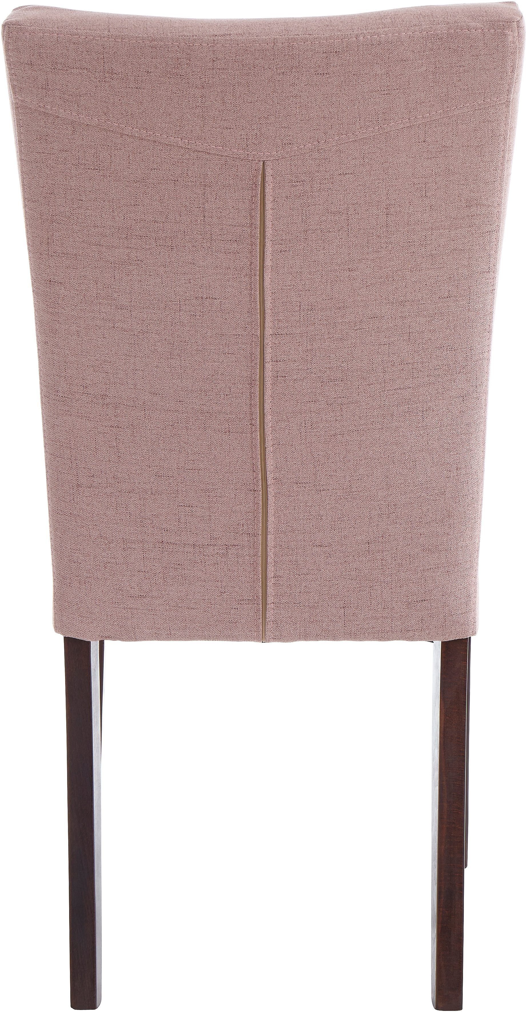 Home affaire Esszimmerstuhl Zena (Set, 2 St), Gestell aus Massivholz, Polst günstig online kaufen