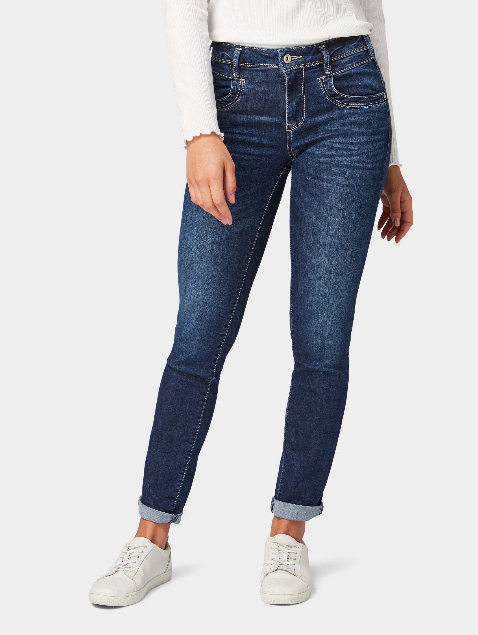 TOM TAILOR SlimfitJeans »Alexa Slim Jeans«, Unifarben online kaufen