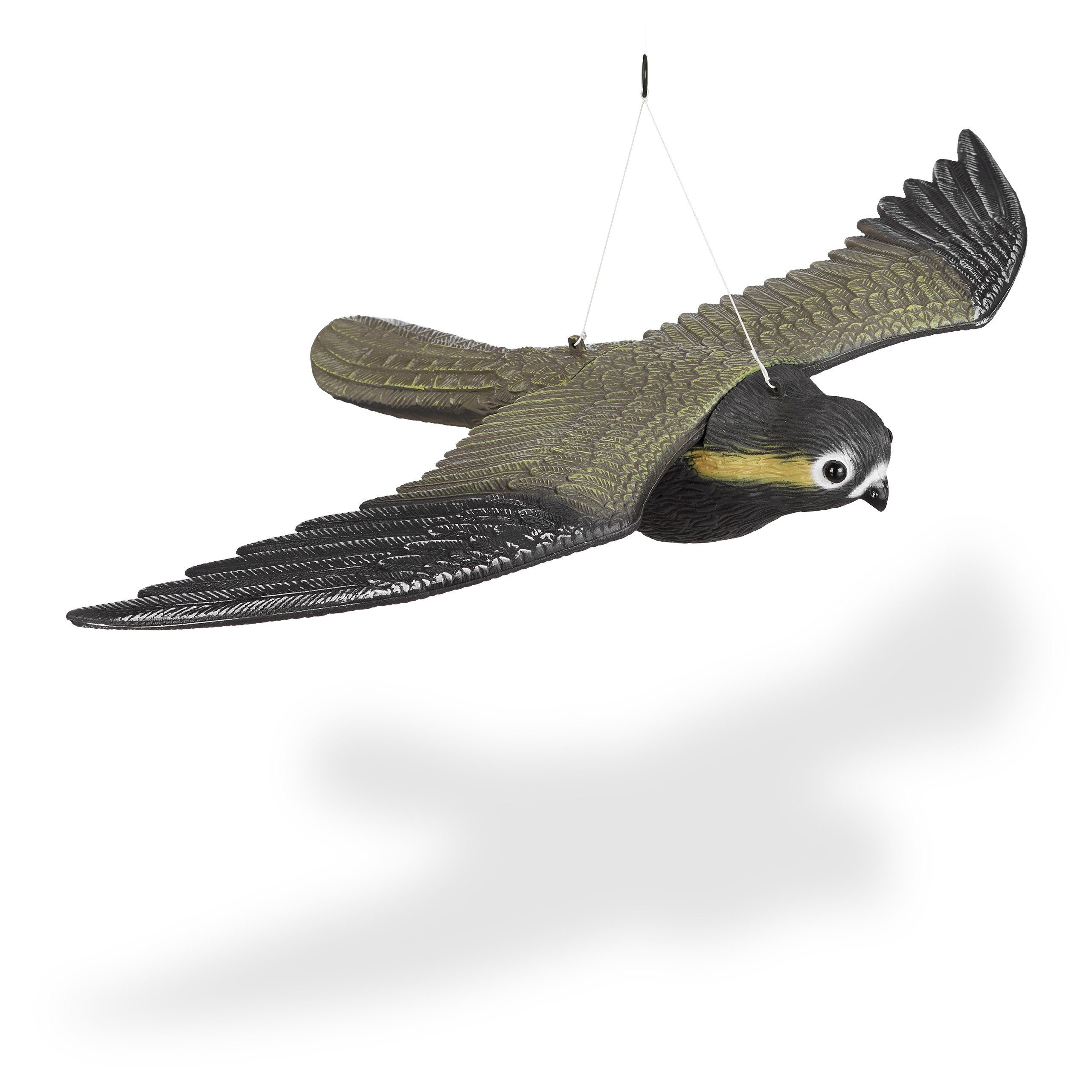 relaxdays Gartenfigur Raubvogel Attrappe Falke günstig online kaufen