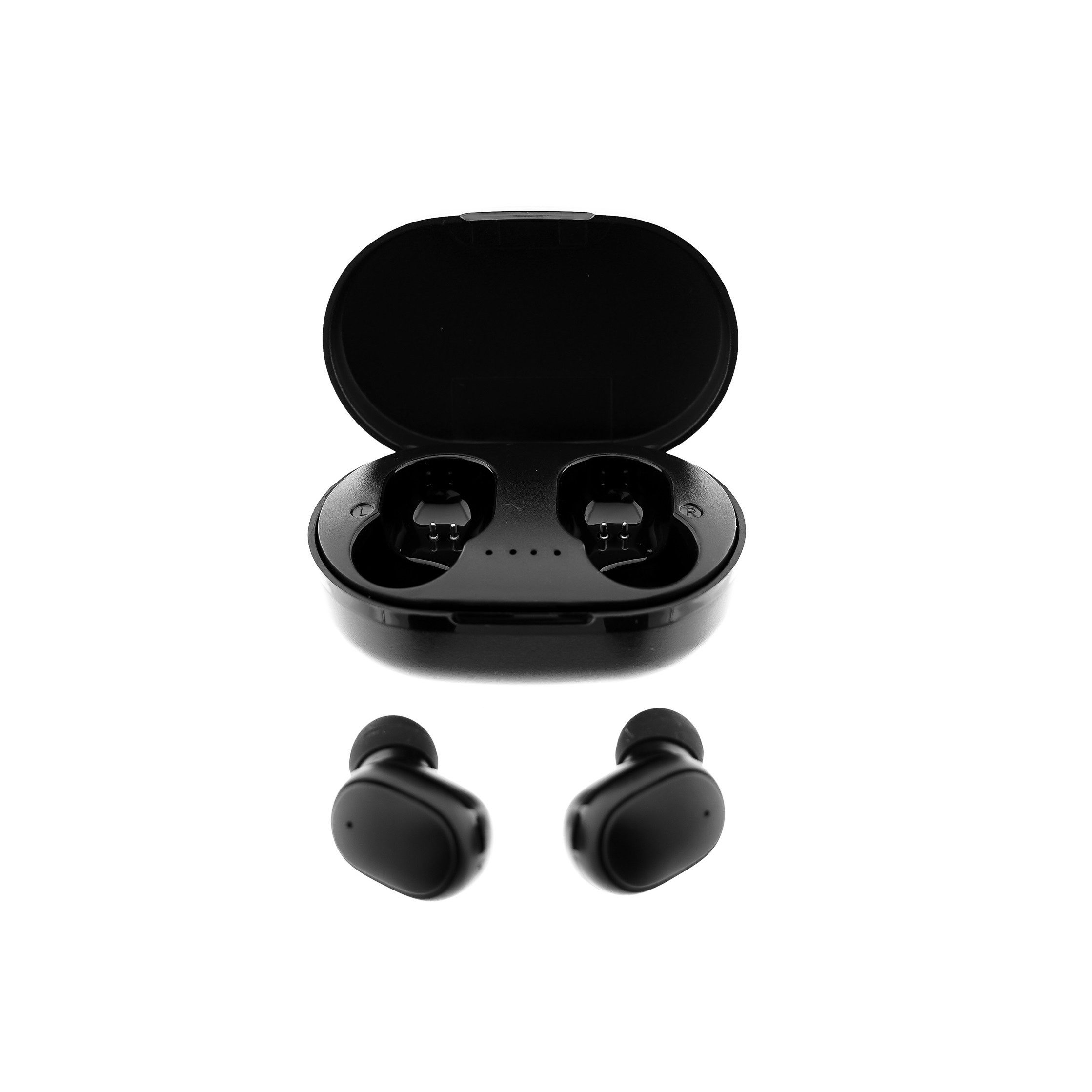 HEITECH Kabellose In-Ear Kopfhörer Bluetooth 5.3, 3 Größen Ohrstöpsel wireless In-Ear-Kopfhörer