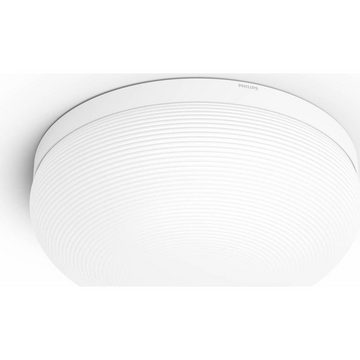 Philips Hue LED Deckenleuchte Bluetooth White & Color Ambiance Deckenleuchte Flourish in Weiß 32,5W, keine Angabe, Leuchtmittel enthalten: Ja, fest verbaut, LED, warmweiss, Deckenlampe, Deckenbeleuchtung, Deckenlicht
