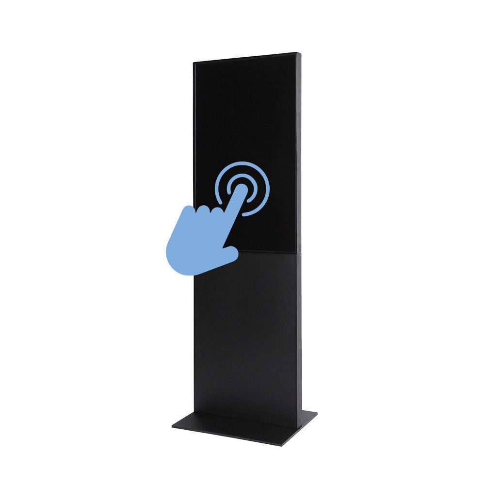 Showdown Displays Einzelrahmen Showdown Displays Smart Line Digitale Infotstele mit Samsung-Bildschir, (1 St)