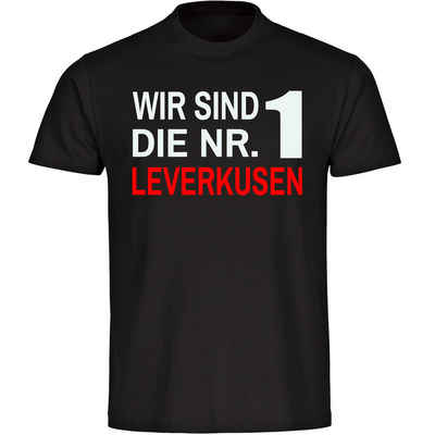 multifanshop T-Shirt Kinder Leverkusen - Wir sind die Nr. 1 - Boy Girl
